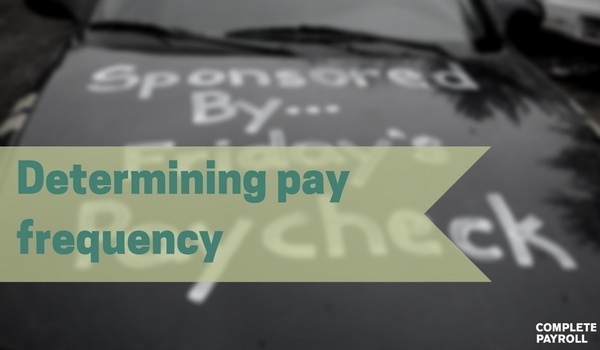 Determining pay frequency